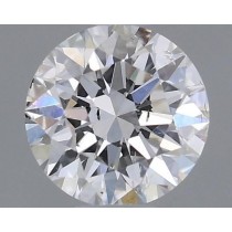 0.33 Carat D-I1 Round Natural Diamond 0.33 Carat D-I1 Round Natural Diamond