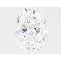 Lab Created 0.98 Carat D-VVS2 Oval Diamond
