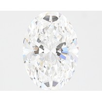 Lab Created 1.44 Carat D-VVS2 Oval Diamond