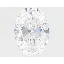 Lab Created 1.05 Carat D-VVS2 Oval Diamond Certified By IGI
