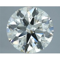 4.05 Carat K-SI2 Round Natural Diamond 4.05 Carat K-SI2 Round Natural Diamond