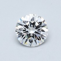 0.63 Carat E-SI2 Round Natural Diamond Certified By GIA