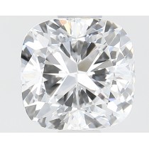 Lab Created 0.73 Carat D-VS1 Cushion Cut Diamond