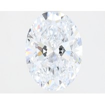 Lab Created 1.38 Carat E-VVS2 Oval Diamond