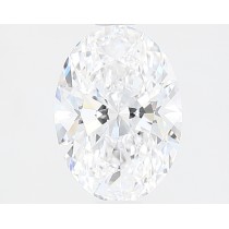 Lab Created 1.26 Carat E-VS1 Oval Diamond