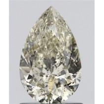 1.00 Carat K-SI2 Pear Shaped Natural Diamond
