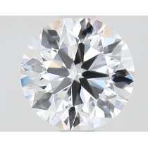 Lab Created 1.21 Carat D-VS1 Round Diamond