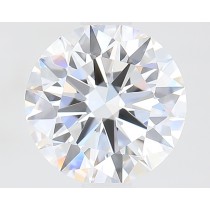 Lab Created 1.35 Carat D-VVS2 Round Diamond