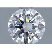 0.63 Carat D-SI1 Round Natural Diamond