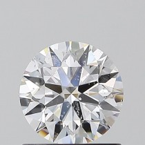 0.90 Carat D-I1 Round Natural Diamond