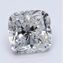 1.71 Carat D-I1 Cushion Cut Natural Diamond