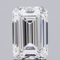 Lab Created 1.91 Carat E-VS2 Emerald Cut Diamond