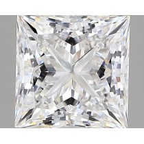 Lab Created 2.61 Carat E-VVS2 Princess Cut Diamond