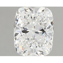Lab Created 1.25 Carat D-VVS2 Cushion Cut Diamond