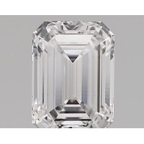 Lab Created 1.02 Carat D-VS1 Emerald Cut Diamond