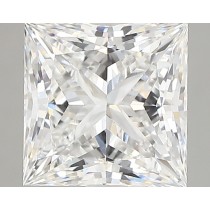 Lab Created 2.62 Carat E-VVS2 Princess Cut Diamond Lab Created 2.62 Carat E-VVS2 Princess Cut Diamond