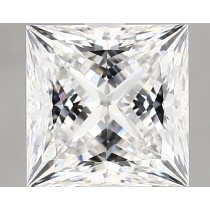 Lab Created 2.62 Carat D-VVS2 Princess Cut Diamond Lab Created 2.62 Carat D-VVS2 Princess Cut Diamond