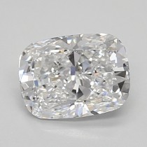 Lab Created 0.81 Carat E-VS1 Cushion Cut Diamond