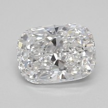 Lab Created 0.64 Carat D-VS1 Cushion Cut Diamond