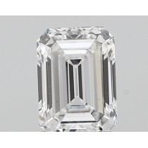 Lab Created 1.36 Carat E-VS1 Emerald Cut Diamond Lab Created 1.36 Carat E-VS1 Emerald Cut Diamond