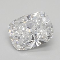 Lab Created 0.72 Carat D-VVS2 Cushion Cut Diamond