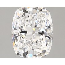 Lab Created 1.10 Carat D-VVS1 Cushion Cut Diamond