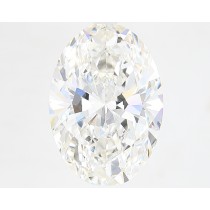 Lab Created 5.38 Carat G-VS1 Oval Diamond