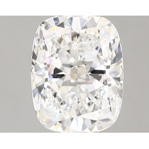 Lab Created 1.41 Carat D-VVS1 Cushion Cut Diamond Lab Created 1.41 Carat D-VVS1 Cushion Cut Diamond
