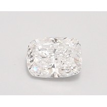 Lab Created 0.55 Carat D-VS2 Cushion Cut Diamond
