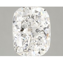 Lab Created 1.35 Carat D-VVS1 Cushion Cut Diamond