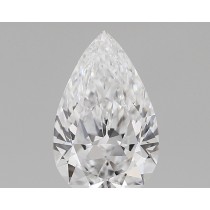 Lab Created 1.58 Carat D-VVS2 Pear Shaped Diamond