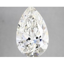Lab Created 3.36 Carat G-VVS2 Pear Shaped Diamond