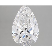 Lab Created 2.12 Carat D-VS1 Pear Shaped Diamond