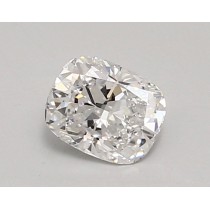 Lab Created 0.75 Carat D-VVS2 Cushion Cut Diamond