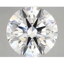 Lab Created 4.13 Carat D-VS1 Round Diamond