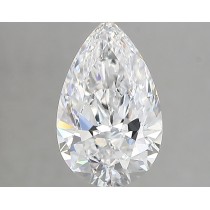 Lab Created 1.57 Carat D-VS1 Pear Shaped Diamond Lab Created 1.57 Carat D-VS1 Pear Shaped Diamond