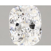 Lab Created 1.10 Carat D-VVS2 Cushion Cut Diamond