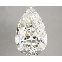 Lab Created 4.07 Carat F-VVS2 Pear Shaped Diamond