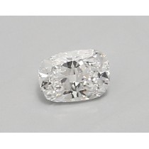 Lab Created 0.42 Carat D-VS1 Cushion Cut Diamond