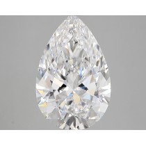 Lab Created 3.43 Carat D-VVS2 Pear Shaped Diamond Lab Created 3.43 Carat D-VVS2 Pear Shaped Diamond