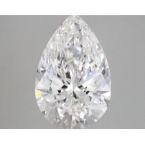 Lab Created 3.62 Carat D-VS1 Pear Shaped Diamond Lab Created 3.62 Carat D-VS1 Pear Shaped Diamond