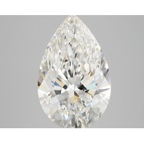Lab Created 5.19 Carat F-VVS2 Pear Shaped Diamond Lab Created 5.19 Carat F-VVS2 Pear Shaped Diamond