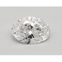 Lab Created 0.61 Carat D-SI1 Oval Diamond
