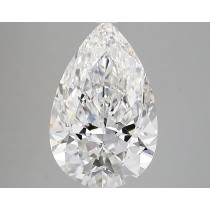 Lab Created 4.32 Carat E-VS1 Pear Shaped Diamond