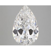 Lab Created 4.70 Carat D-VS1 Pear Shaped Diamond