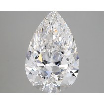 Lab Created 4.08 Carat D-VS1 Pear Shaped Diamond