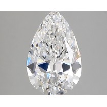 Lab Created 2.12 Carat D-VS1 Pear Shaped Diamond