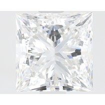 Lab Created 1.71 Carat E-VVS2 Princess Cut Diamond