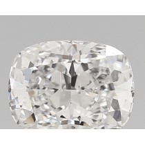 Lab Created 1.25 Carat D-VVS2 Cushion Cut Diamond
