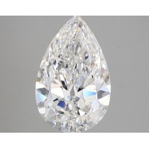 Lab Created 4.01 Carat E-VS1 Pear Shaped Diamond